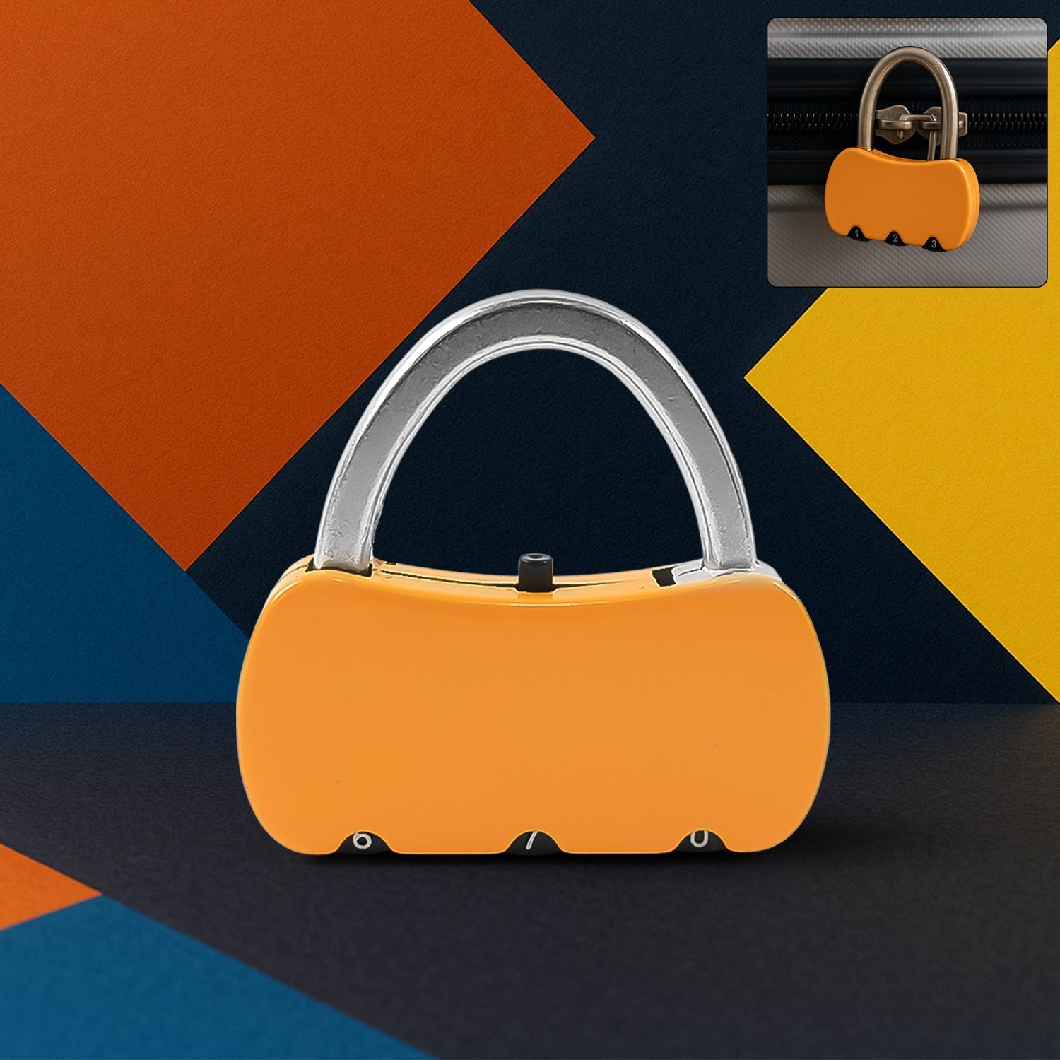 Portable Security 3-Digit Combination Travel Lock Portable Security 3-Digit Combination Travel Lock